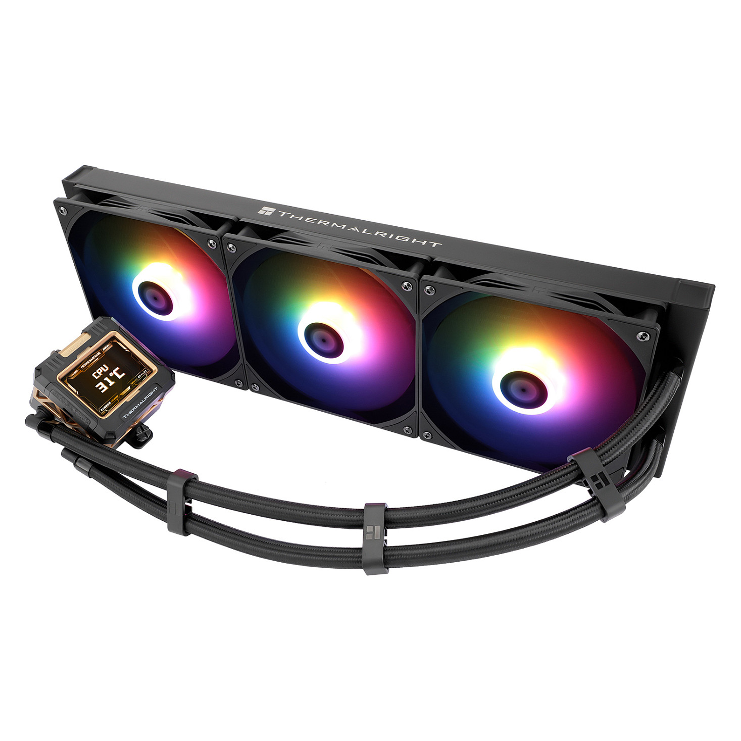 K Thermalright Frozen Warframe Water Cooling, ARGB - 420mm, black