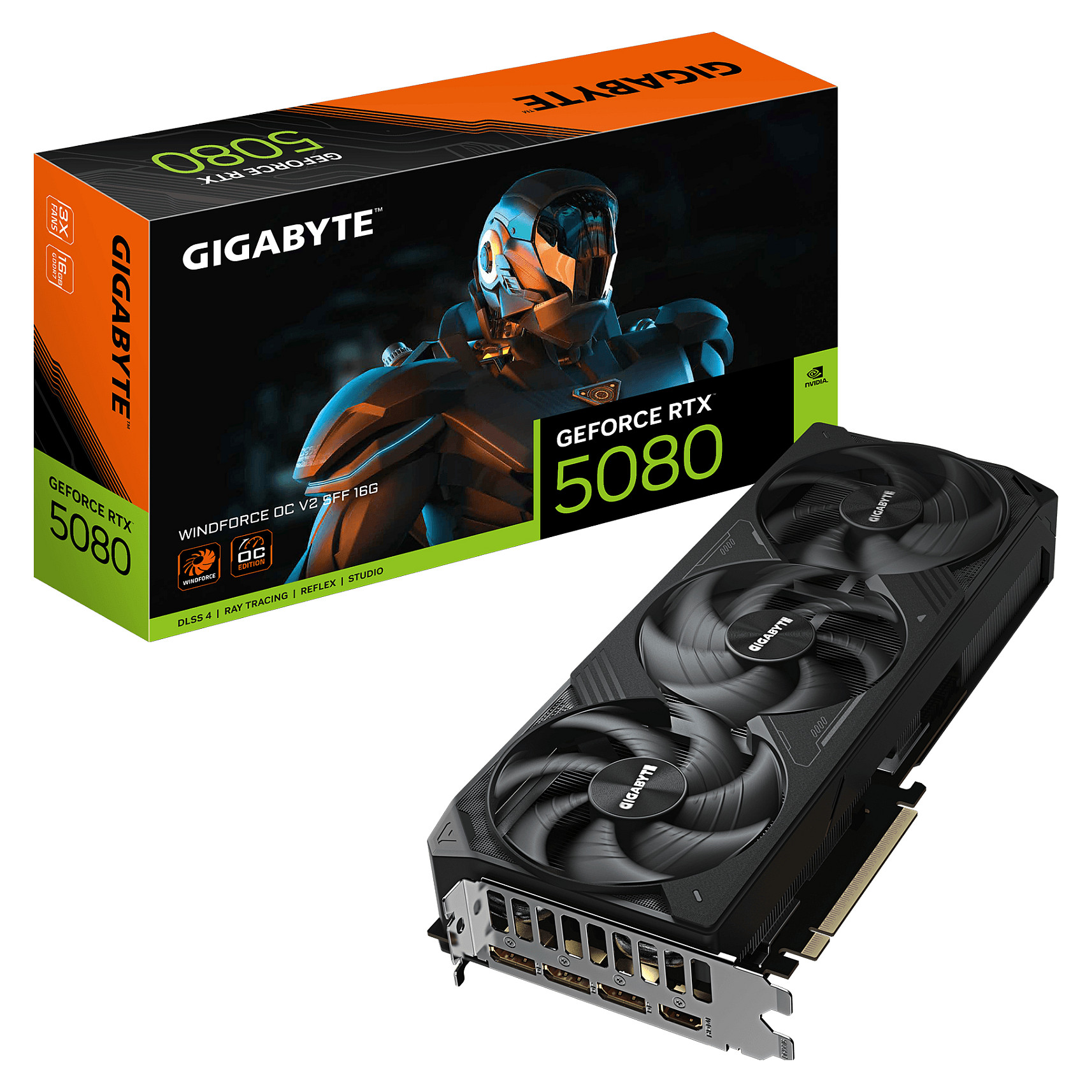 RTX 5080 16GB Gigabyte WINDFORCE OC V2 SFF GDDR7