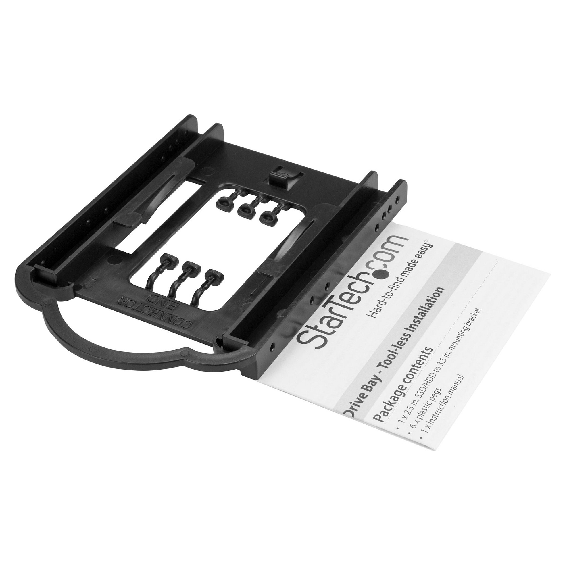 2.5in SSD/HDD Mounting Bracket for 3.5-in. Drive Bay - Tool-less Installation