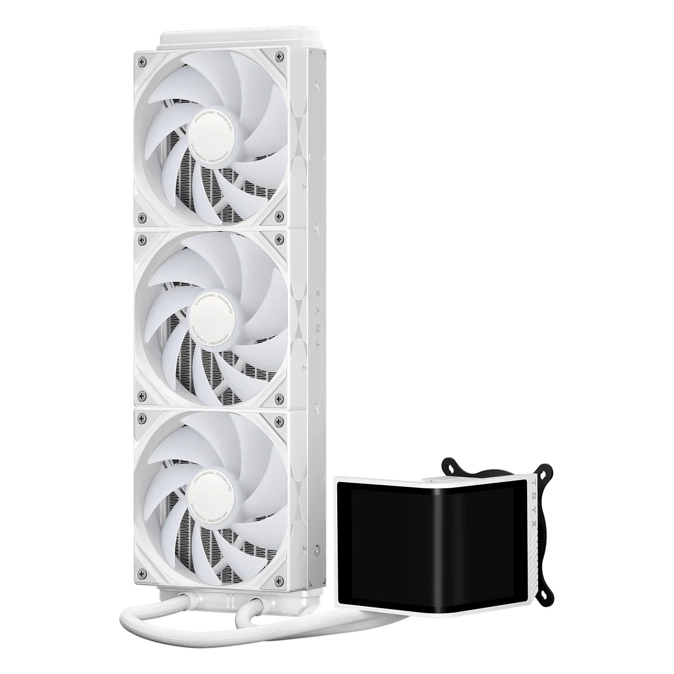 K TRYX PANORAMA SE ARGB 360 Komplett-Water Cooling, 3D-AMOLED-Display - 360mm, white
