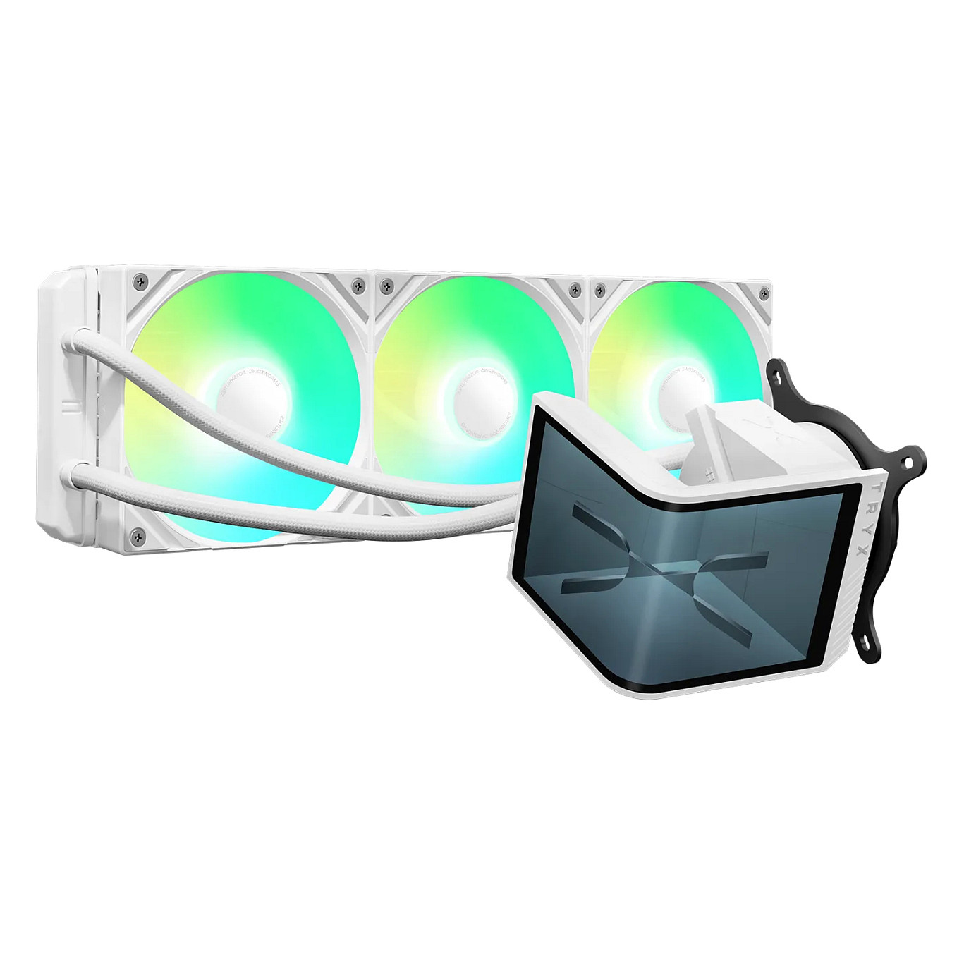 K TRYX PANORAMA SE ARGB 360 Komplett-Water Cooling, 3D-AMOLED-Display - 360mm, white