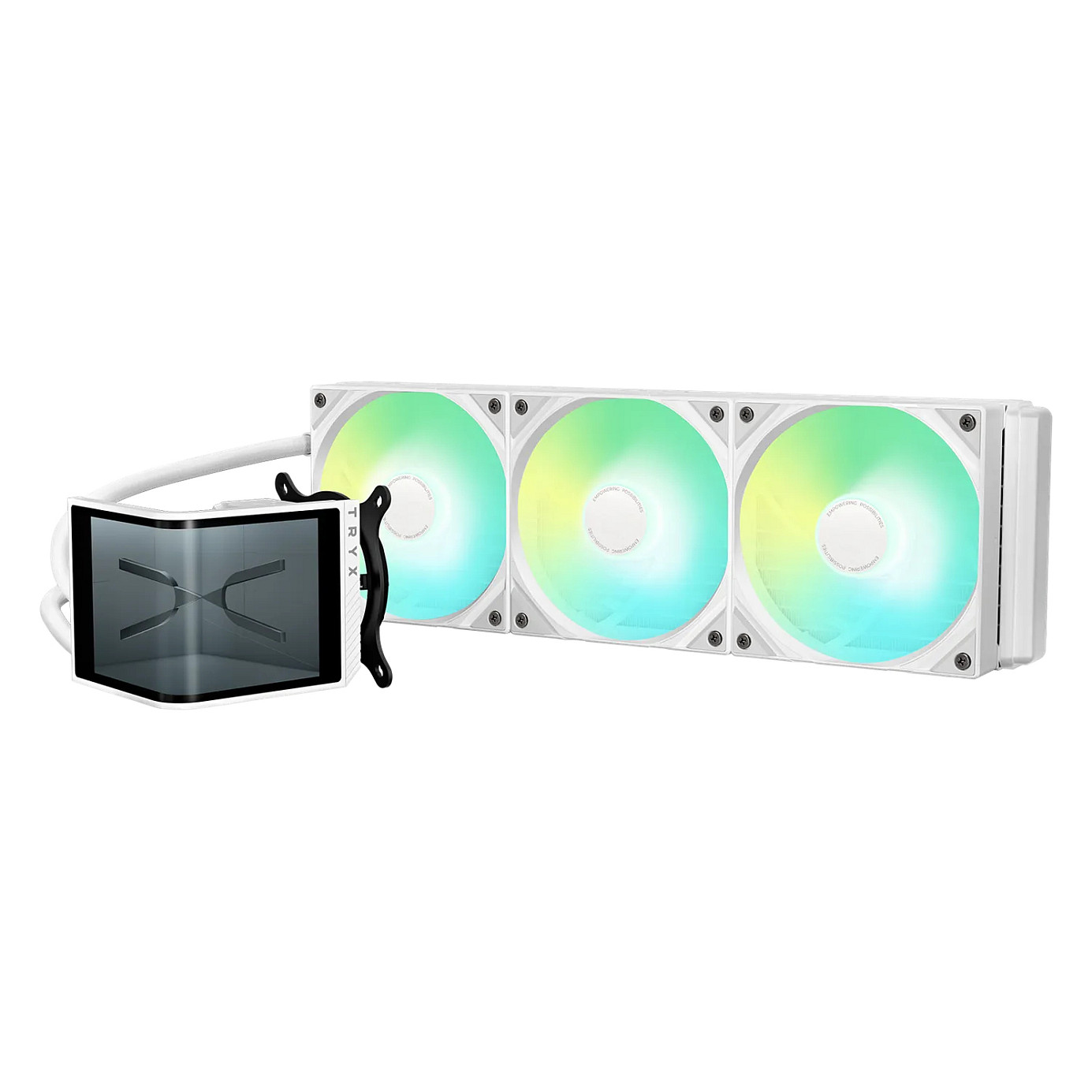 K TRYX PANORAMA SE ARGB 360 Komplett-Water Cooling, 3D-AMOLED-Display - 360mm, white