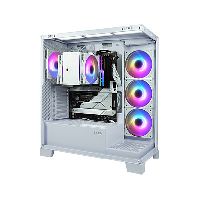 K Scythe Mugen 6 Dual Fan White ARGB Edition (wei, 120 mm)