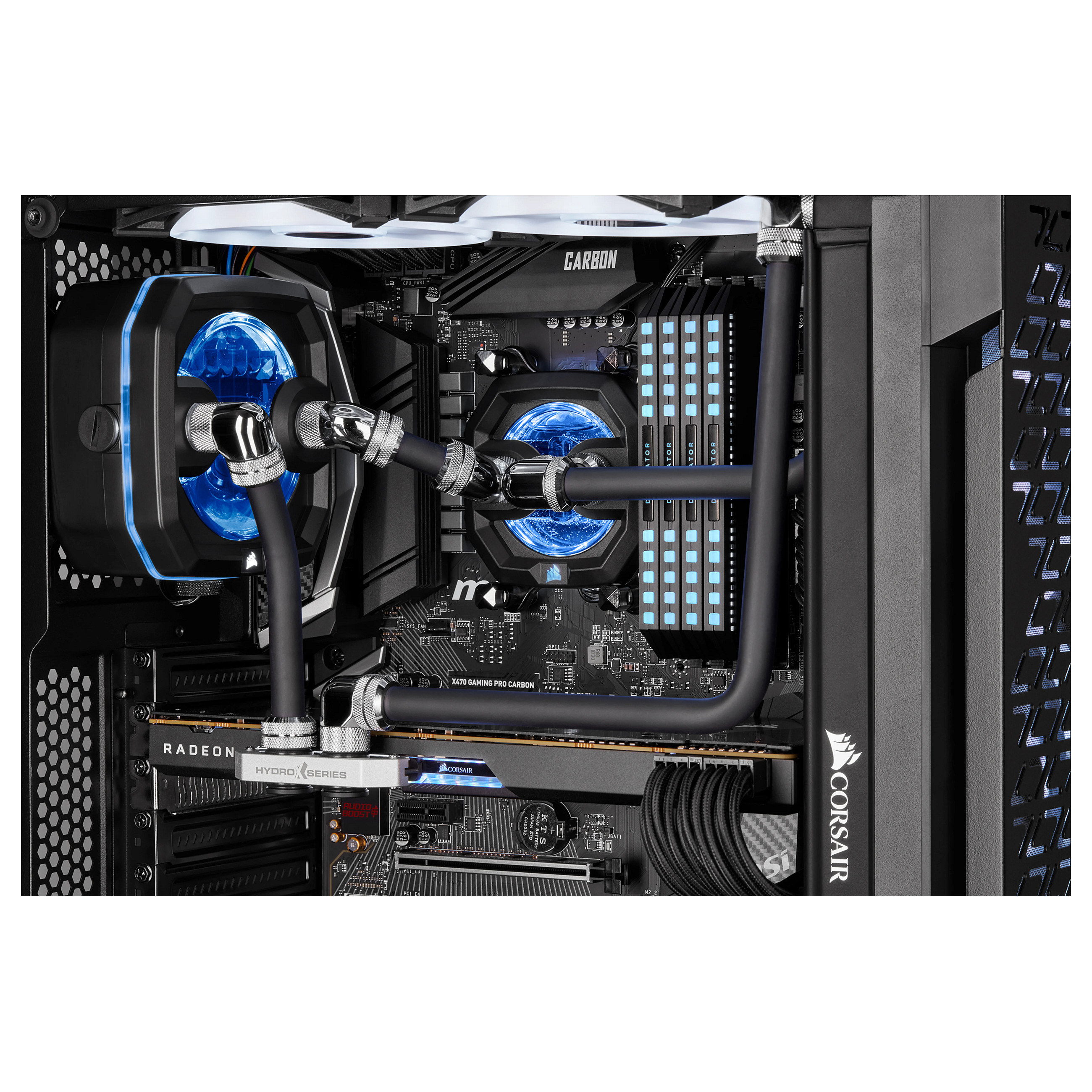 K Corsair CX-9059008-WW Tubing Polymethyl Methacrylate (PMMA) Black 3 Piece(s)