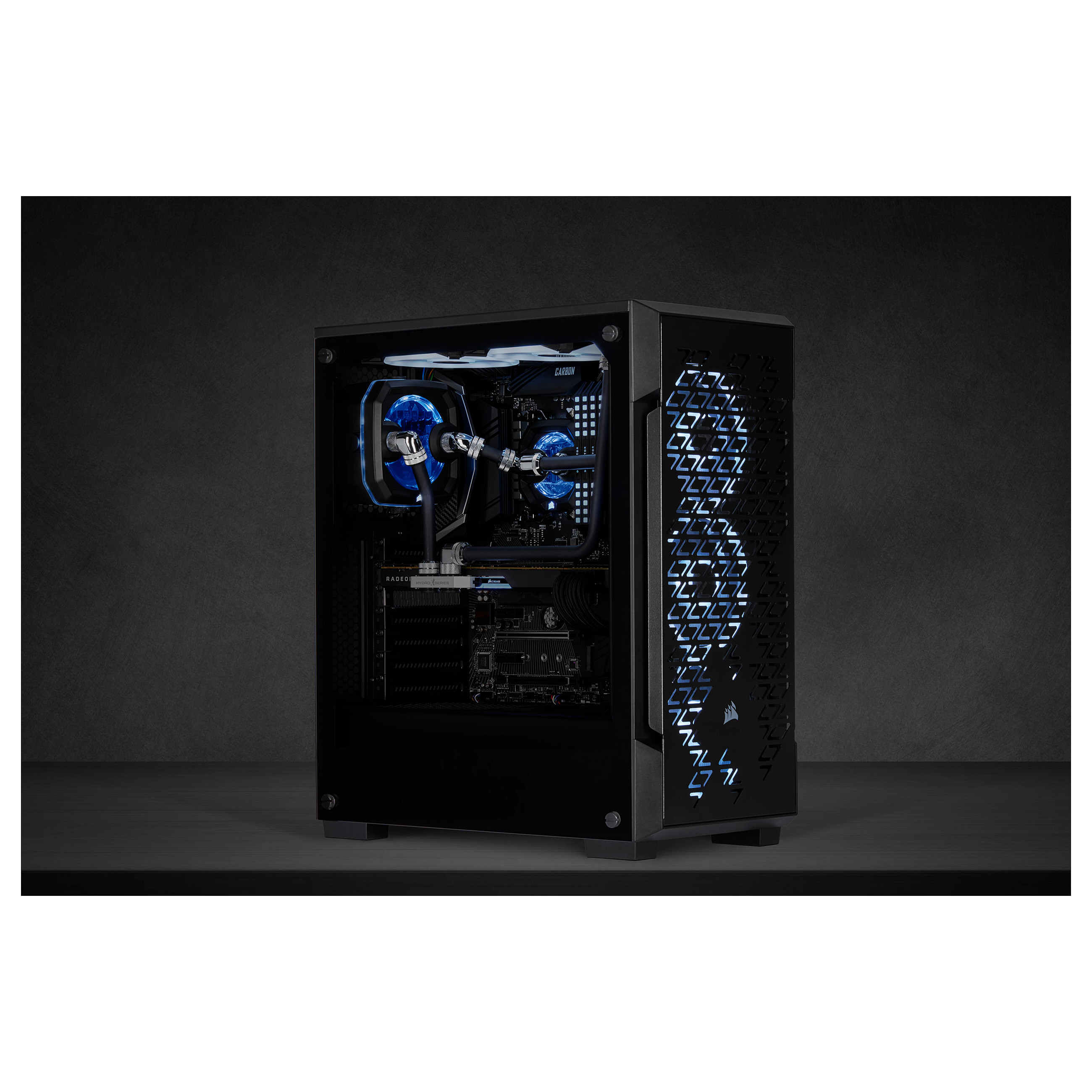 K Corsair CX-9059008-WW Tubing Polymethyl Methacrylate (PMMA) Black 3 Piece(s)