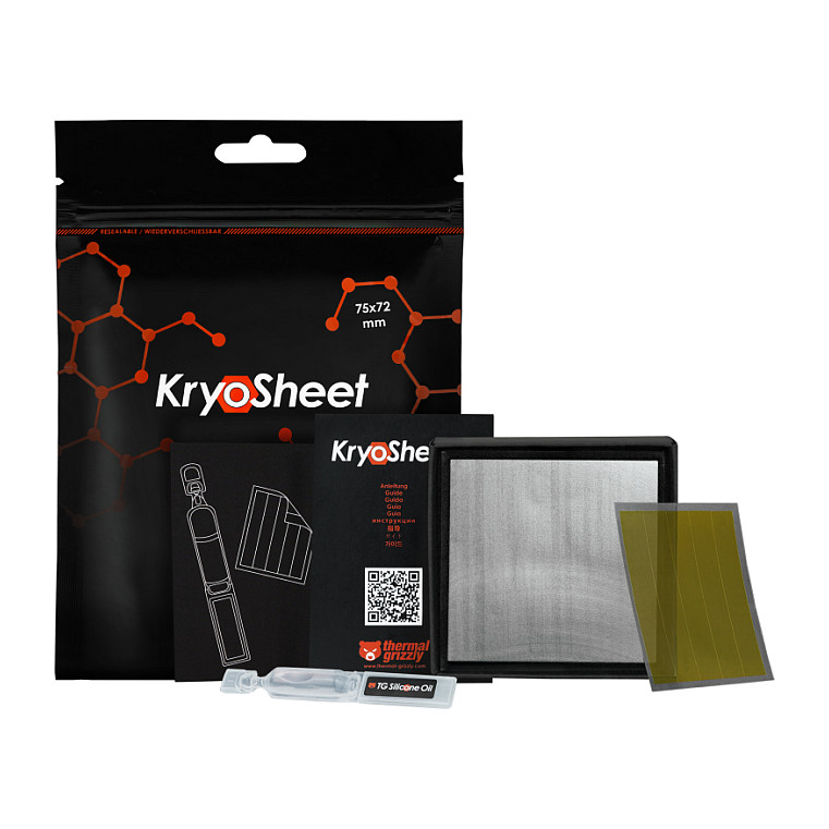 K Thermal Grizzly KryoSheet 75x72 mm (anthrazit)