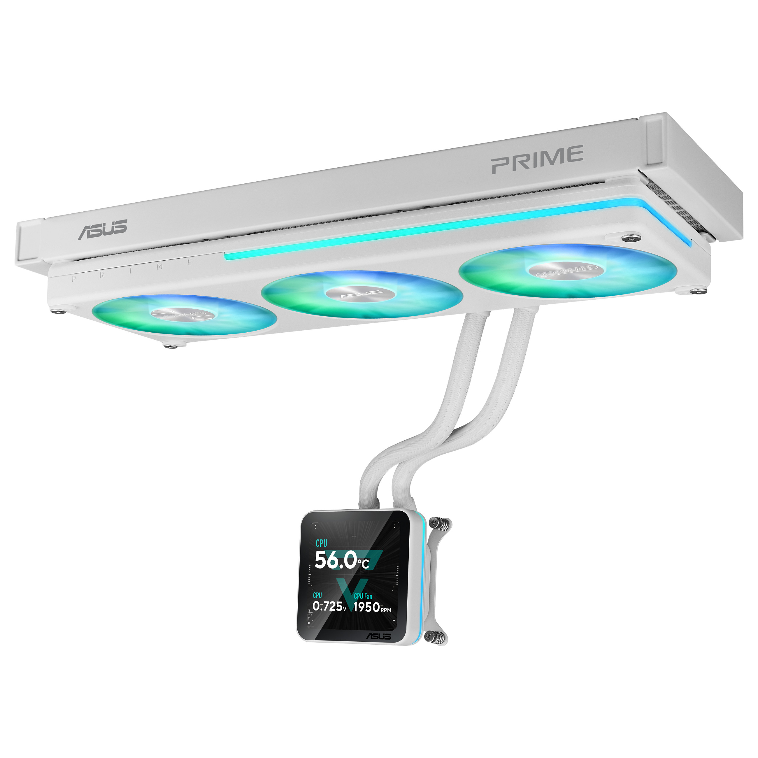 K Asus PRIME SLC II 360 ARGB LCD WHT