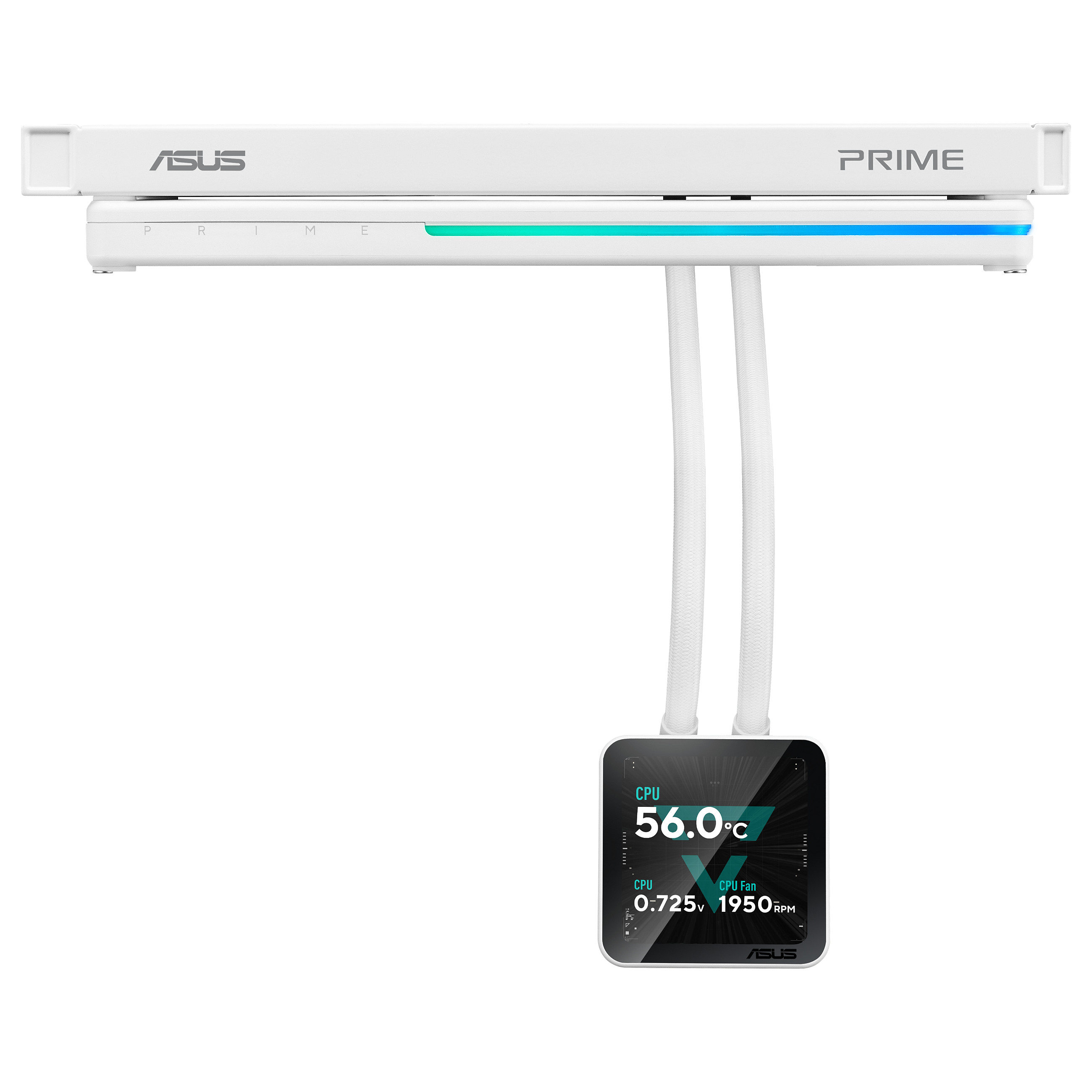 K Asus PRIME SLC II 360 ARGB LCD WHT