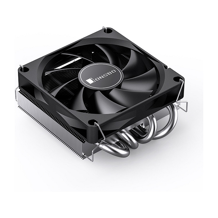 K Jonsbo HP-400S CPU-Cooler, Top Blower, low Profile, 40mm Height - 90mm, black