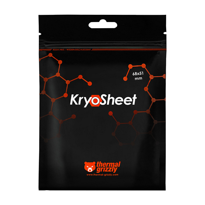 K Thermal Grizzly Kryosheet 68 x 51 mm (anthrazit)