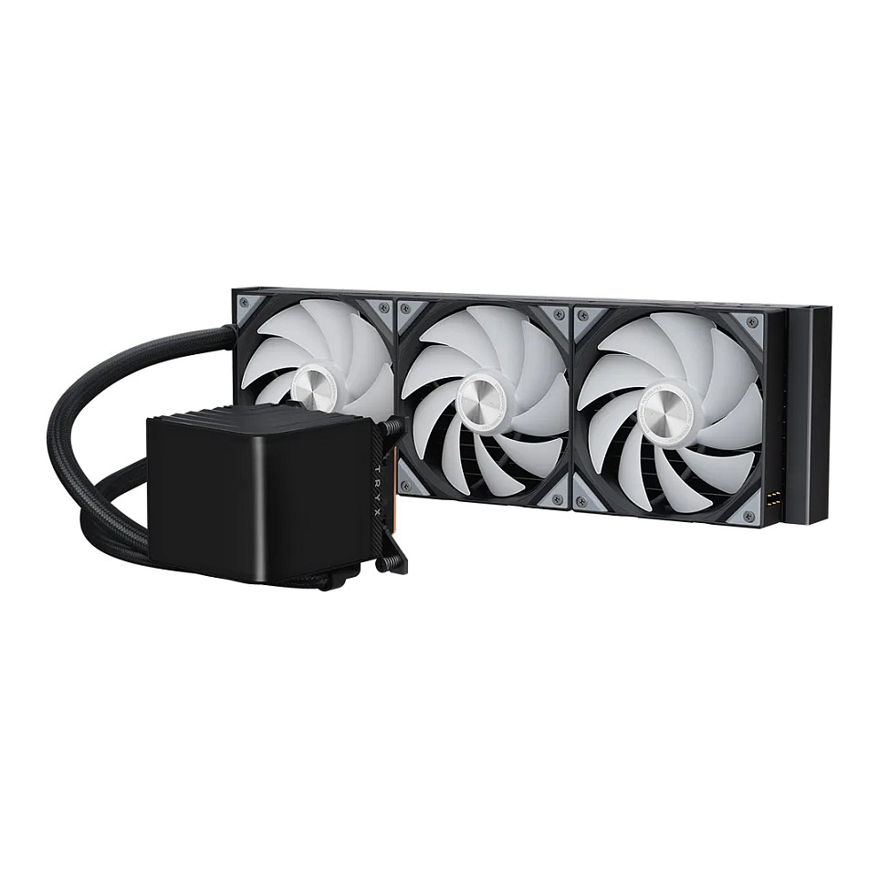 K TRYX PANORAMA 360 ARGB AiO Water Cooling, 3D-AMOLED-Display - 360mm, black