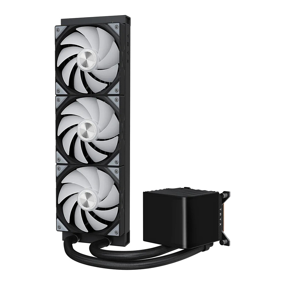 K TRYX PANORAMA 360 ARGB AiO Water Cooling, 3D-AMOLED-Display - 360mm, black