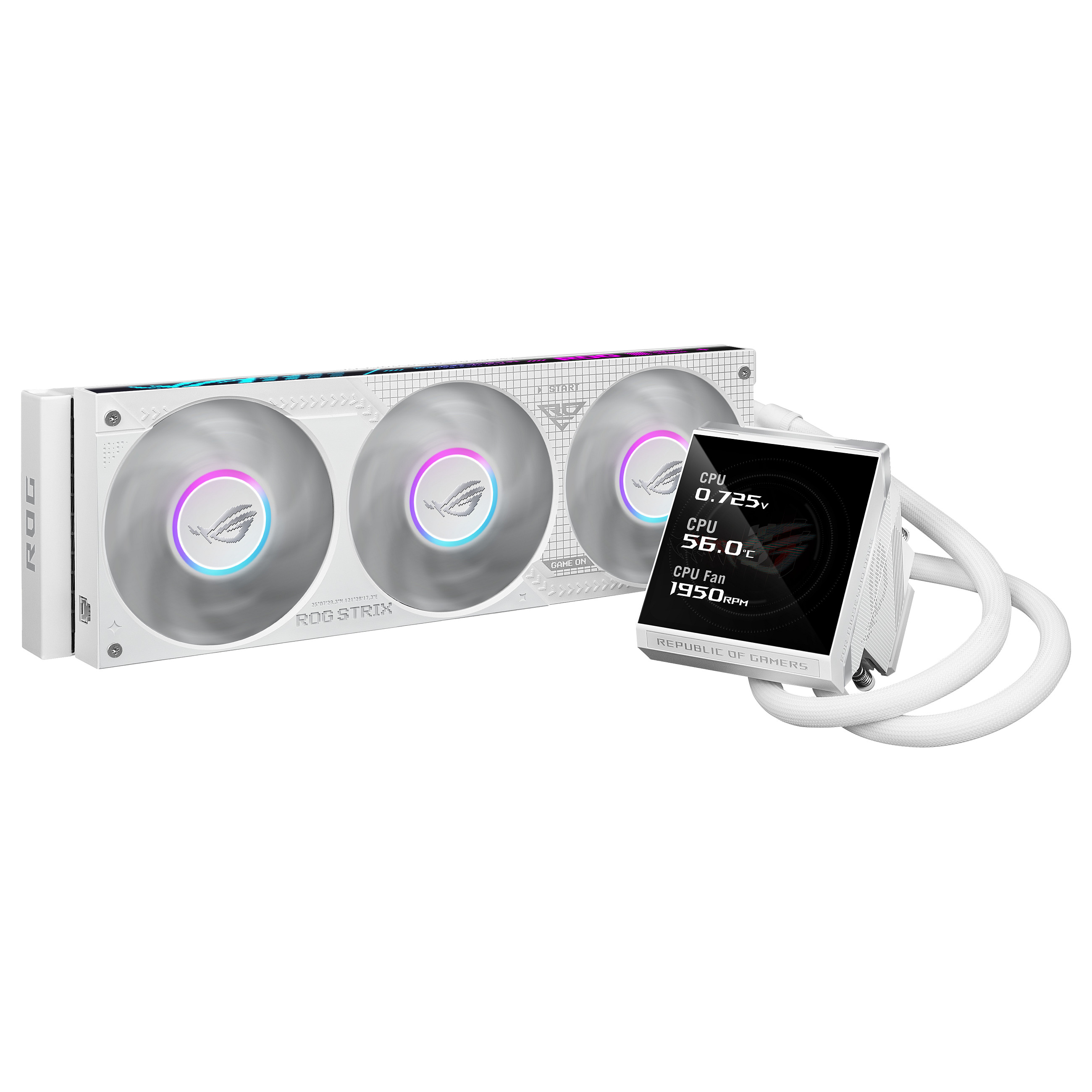 K ASUS ROG STRIX LC IV 360 ARGB LCD WHITE