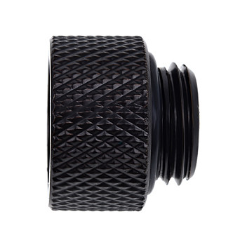K Alphacool Eiszapfen Adapter gerade G1/4 inch AG to G1/4 inch IG - black