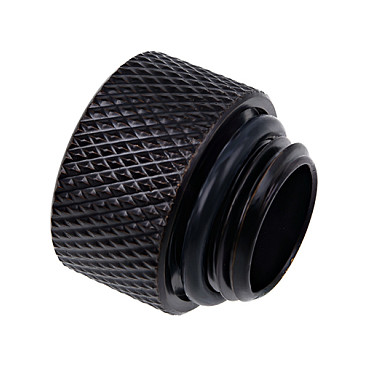 K Alphacool Eiszapfen Adapter gerade G1/4 inch AG to G1/4 inch IG - black