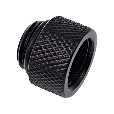 K Alphacool Eiszapfen Adapter gerade G1/4 inch AG to G1/4 inch IG - black