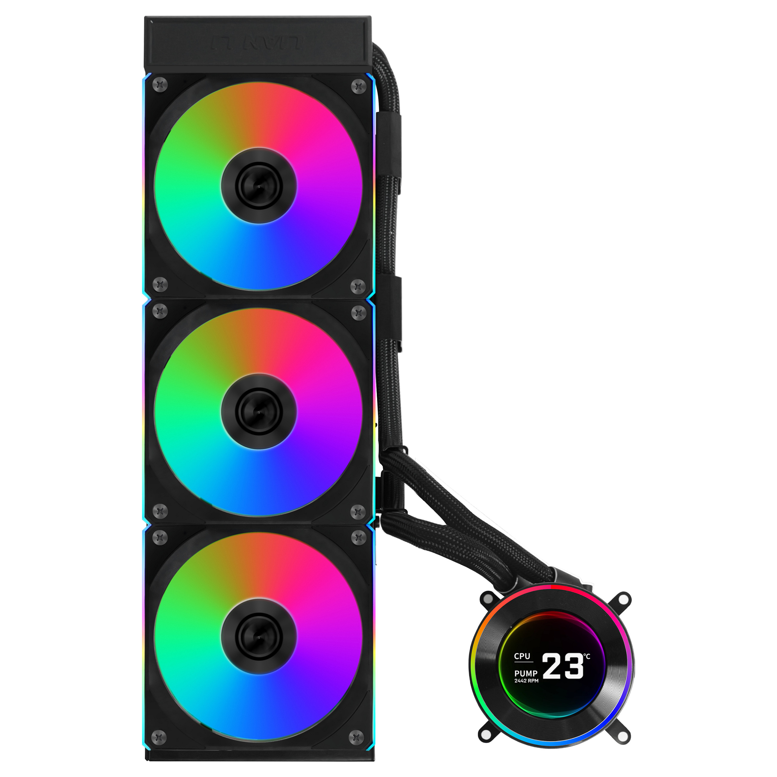 K Lian Li HYDROSHIFT II LCD-C 360CL | AiO-Water Cooling