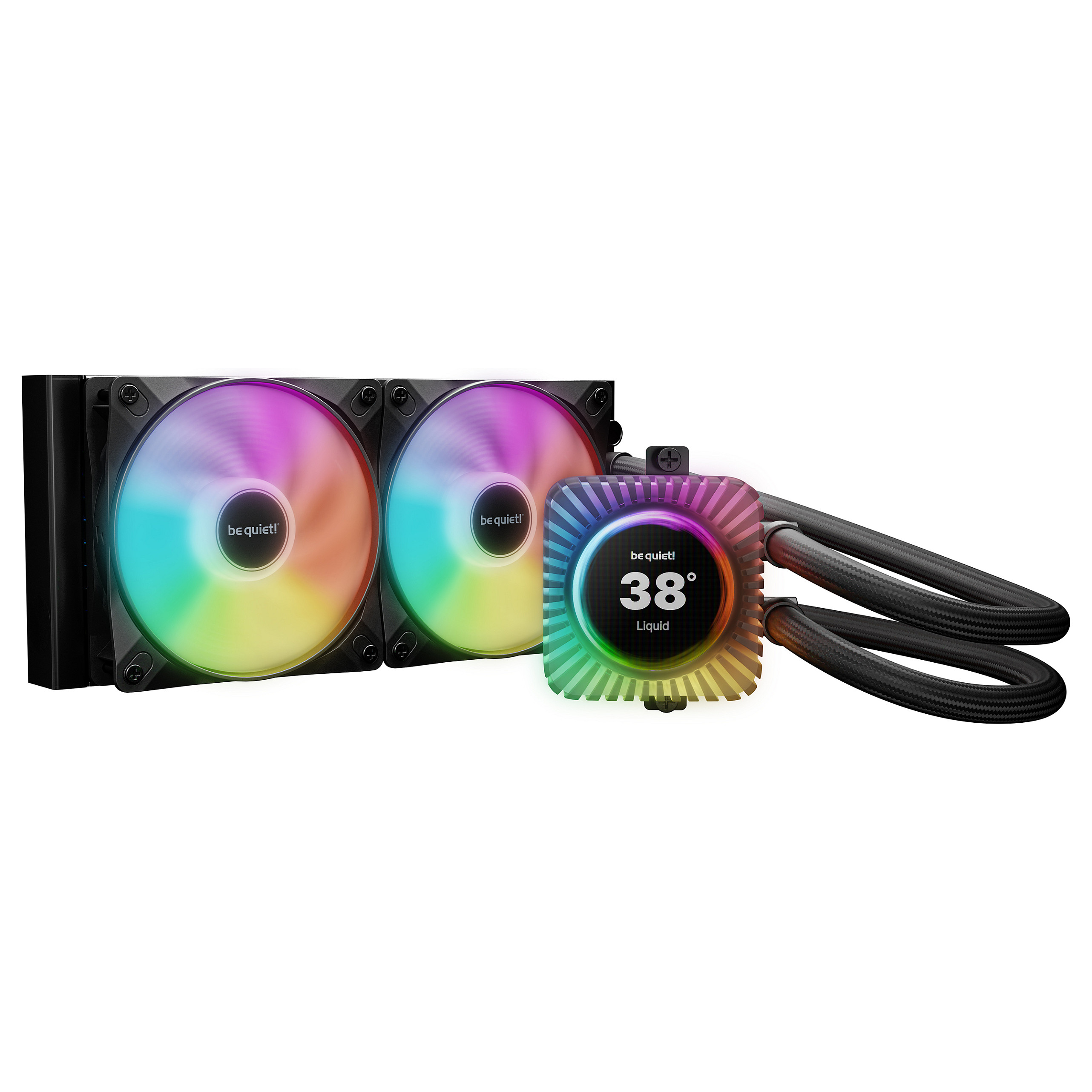 K be quiet! Light LOOP IO LCD 240 mm Water Cooling for Intel/AMD