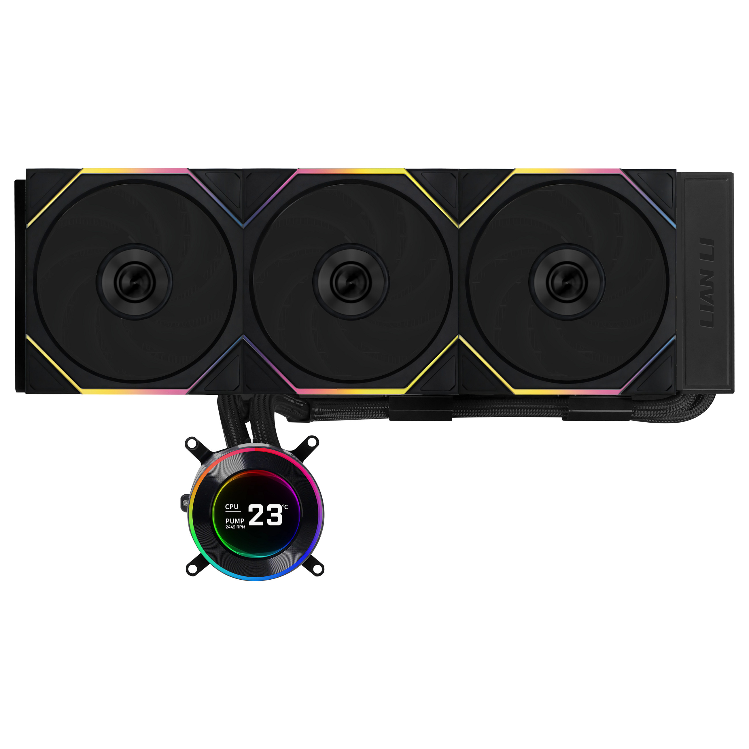 K Lian Li HYDROSHIFT II LCD-C 360TL | AiO-Water Cooling