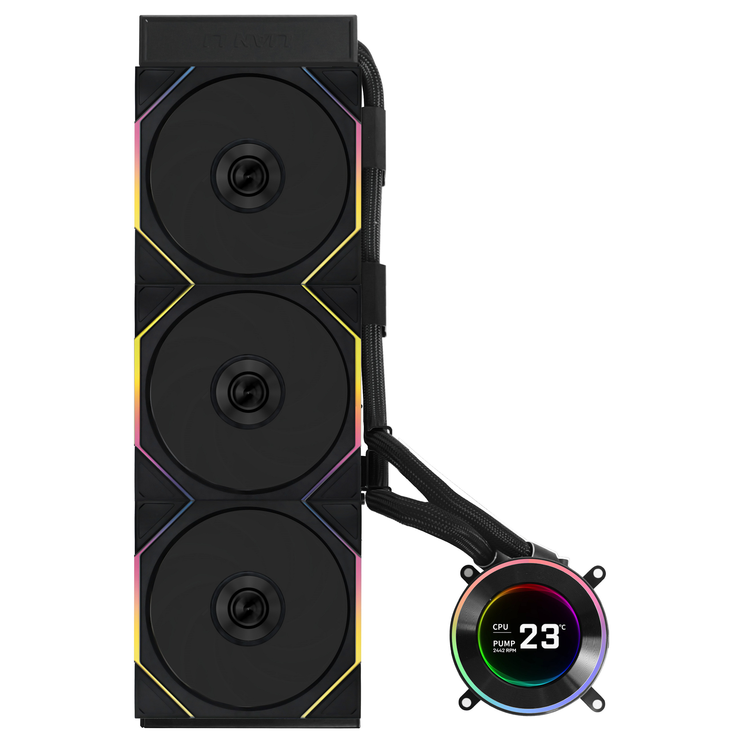 K Lian Li HYDROSHIFT II LCD-C 360TL | AiO-Water Cooling