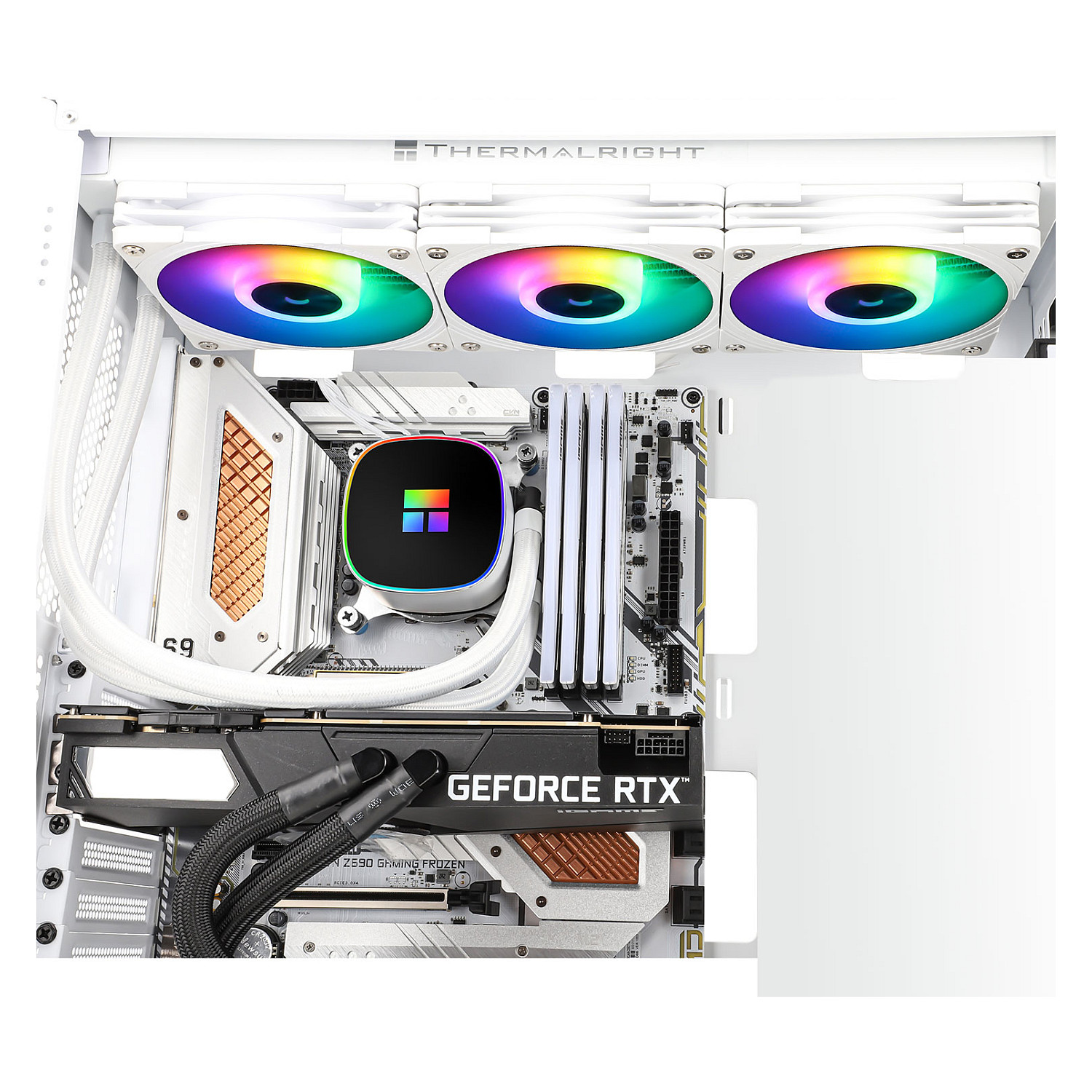 K Kit Watercooling AIO Thermalright Frozen Horizon V2 RGB - 360mm (White)