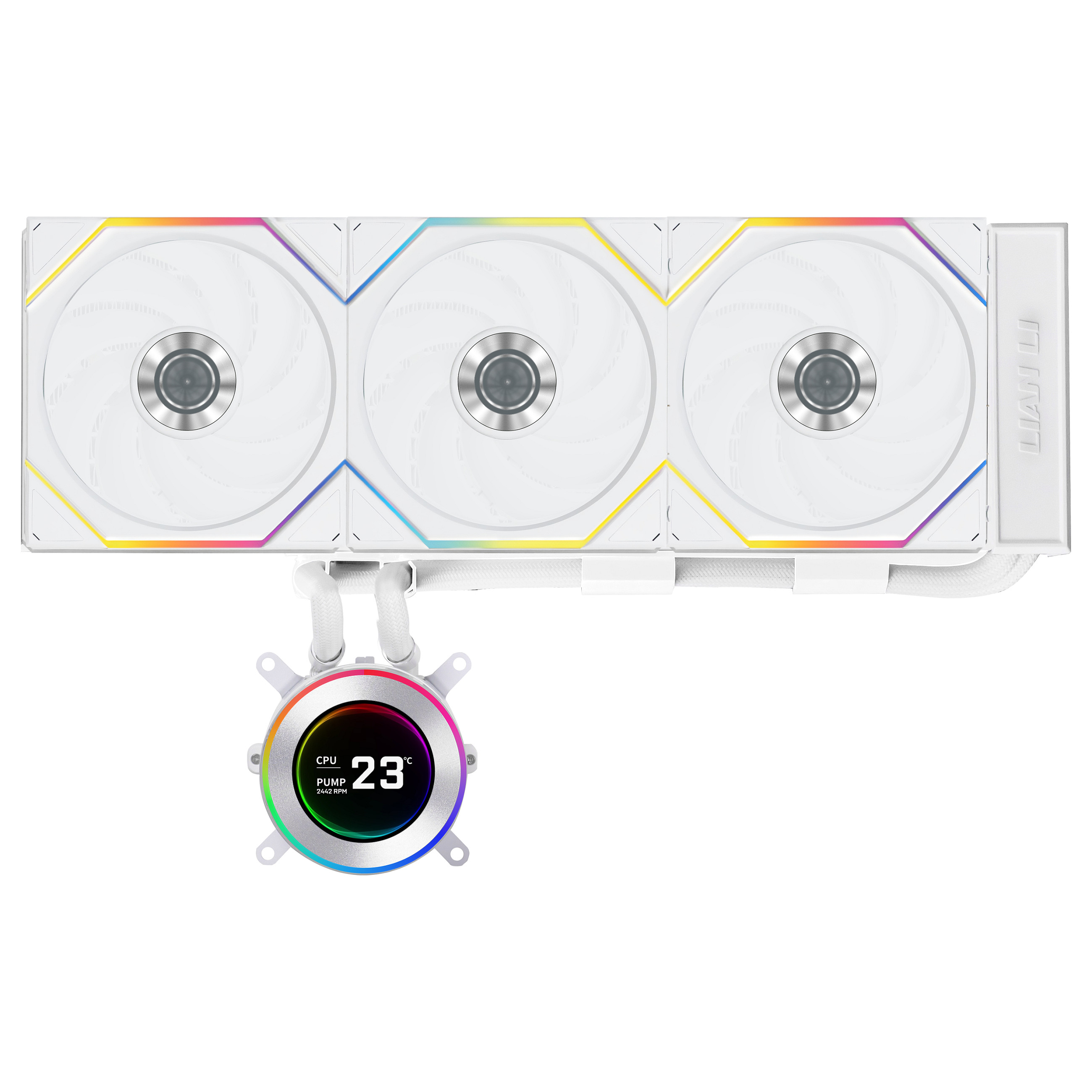 K Lian Li HYDROSHIFT II LCD-C 360TL white | AiO-Water Cooling