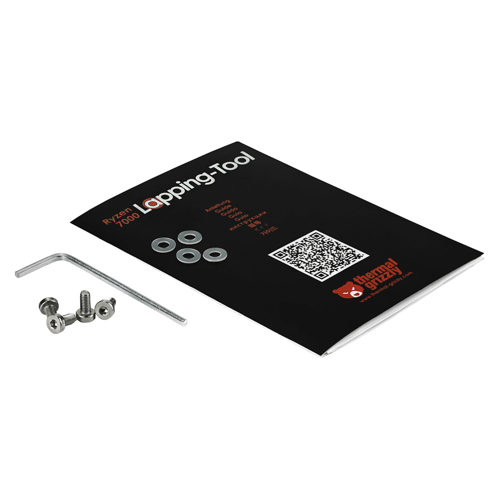 K Thermal Grizzly Ryzen 7000 Lapping Tool, Schleif- / Poliermittel (transparent)