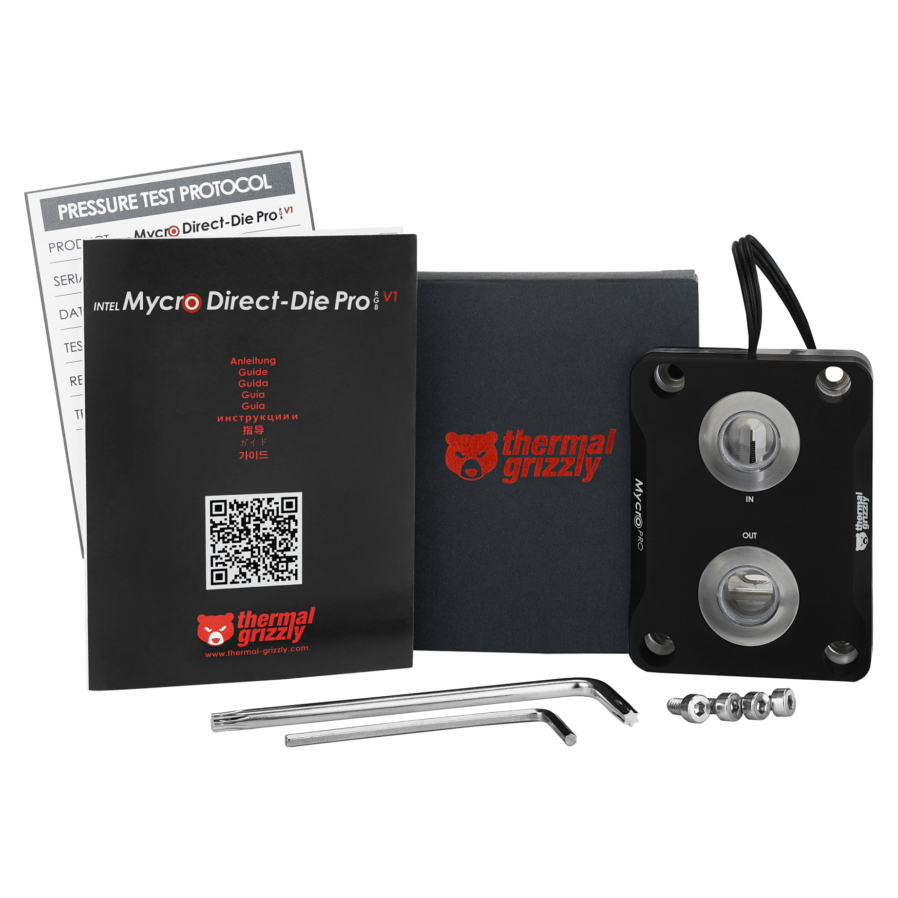 K Thermal Grizzly Intel Mycro Direct-Die Pro RGB (black/transparent)