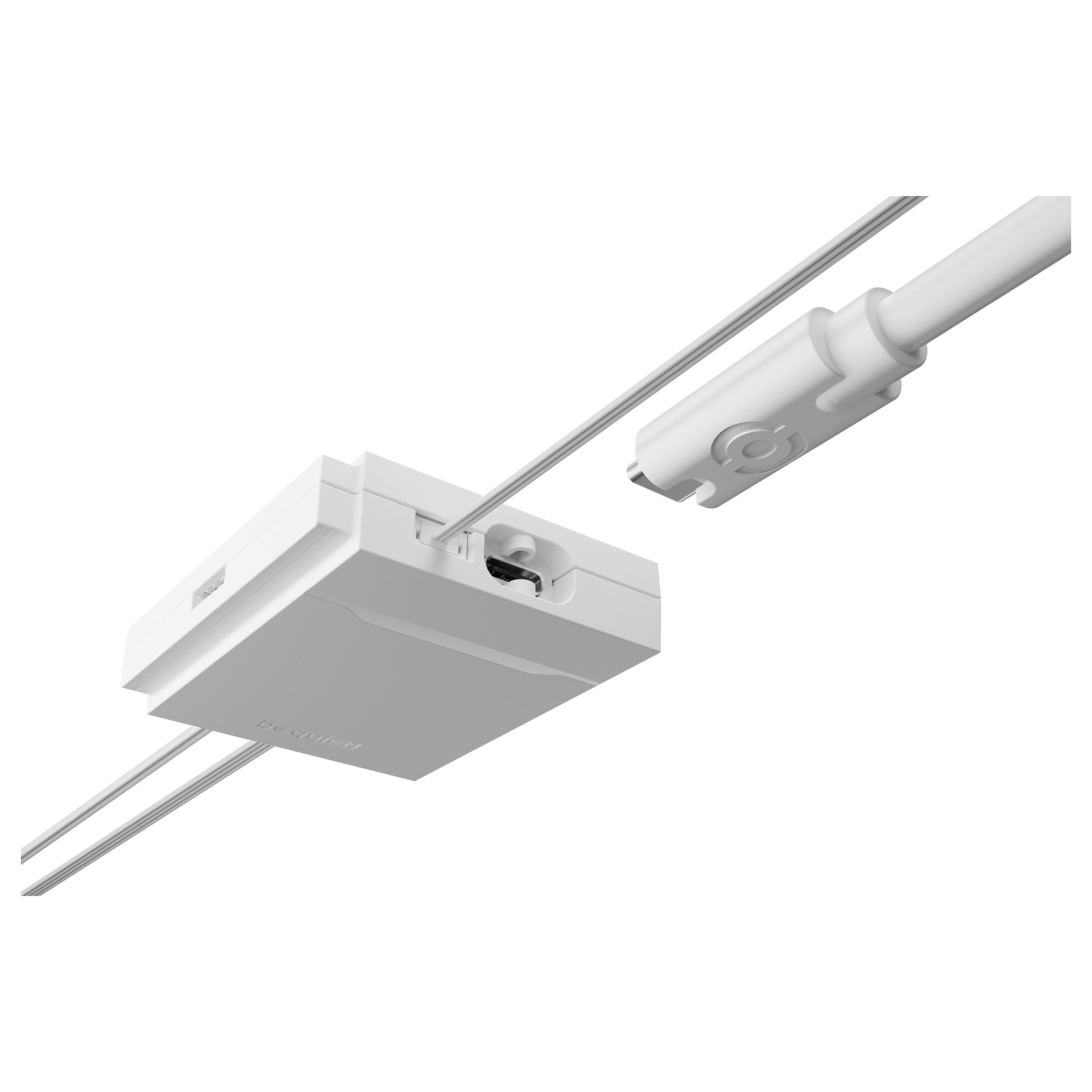 K be quiet! Light LOOP IO LCD 360 mm White Water Cooling for Intel/AMD
