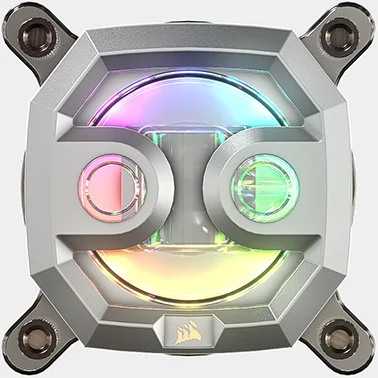 K Corsair Hydro X Series XC7 RGB PRO Water Block Copper Nickel Nylon White Socket AM4