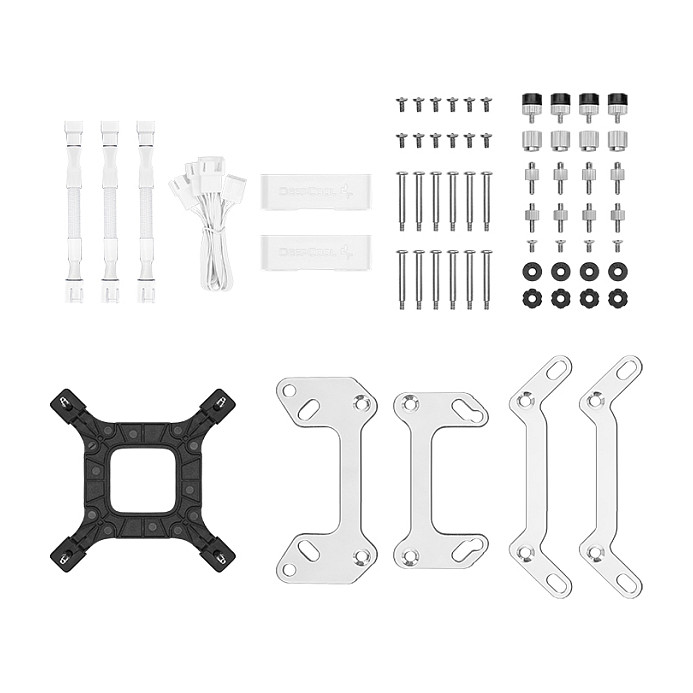 K DeepCool LT720 Processors Liquid Cooling System 1-Pack White 120mm