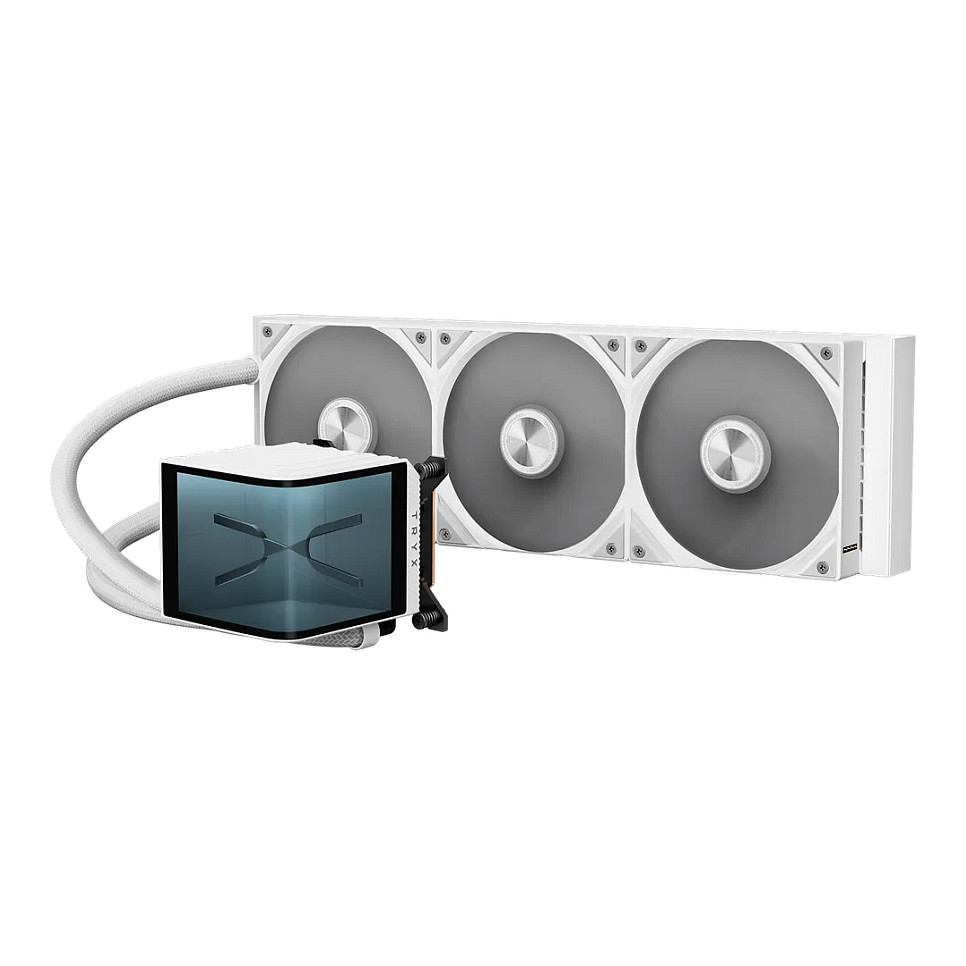 K TRYX PANORAMA 360 AiO Water Cooling, 3D-AMOLED-Display - 360mm, white