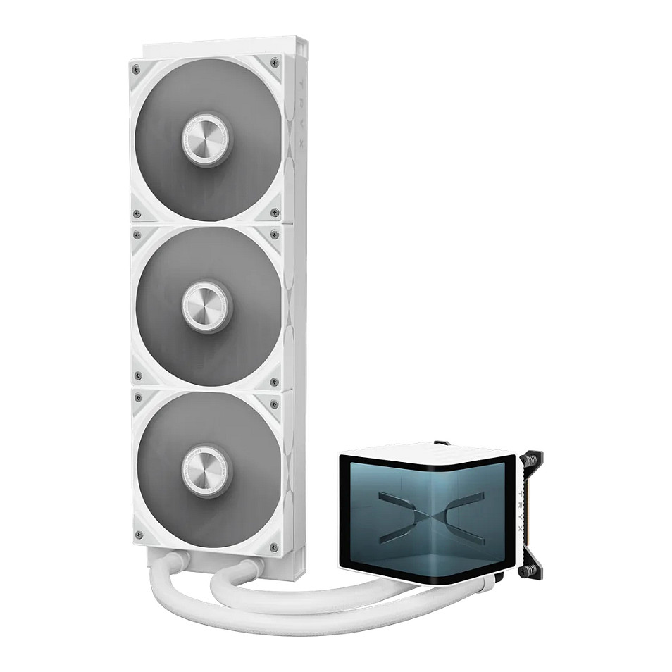 K TRYX PANORAMA 360 AiO Water Cooling, 3D-AMOLED-Display - 360mm, white