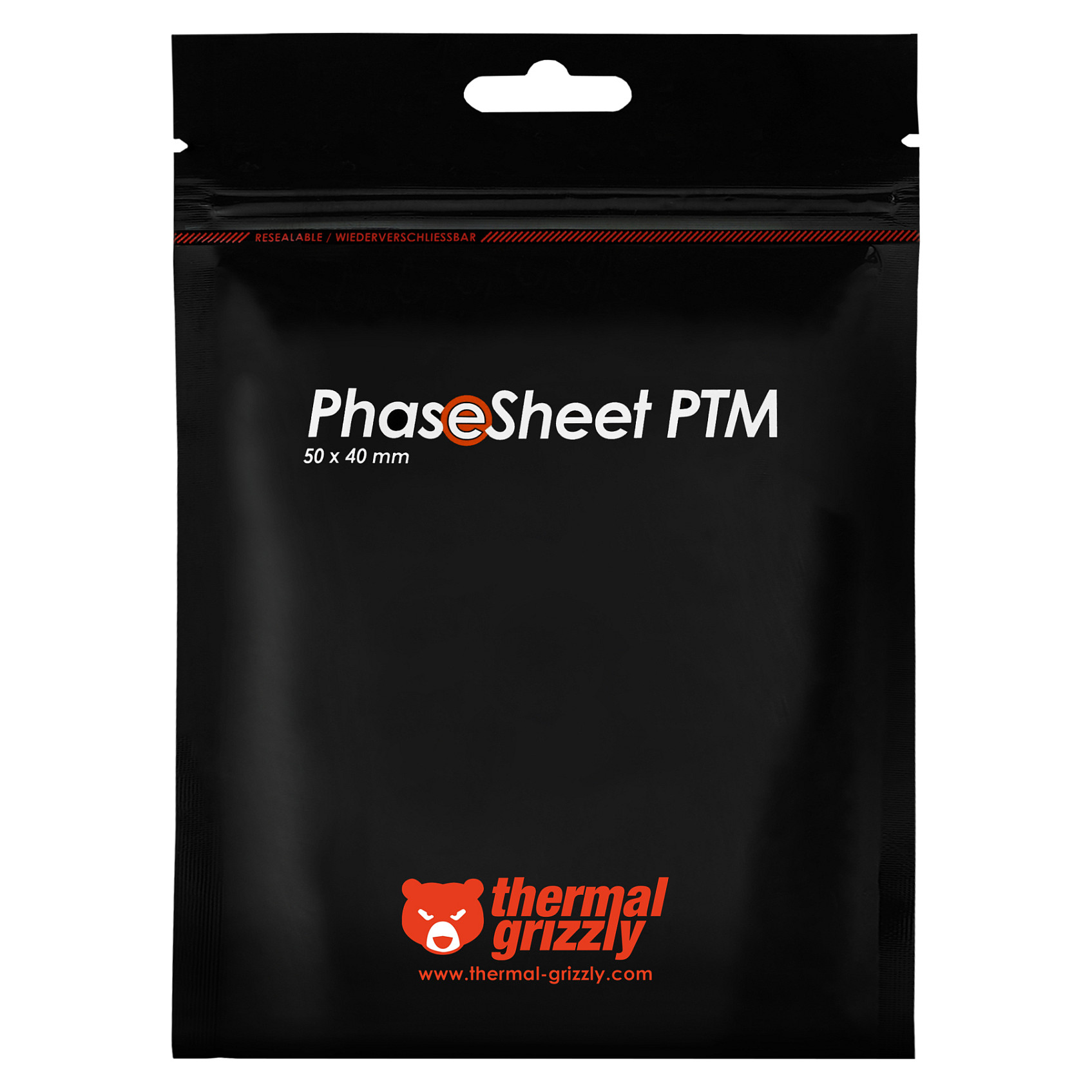K Thermal Grizzly PhaseSheet PTM 50 x 40 mm (gray)
