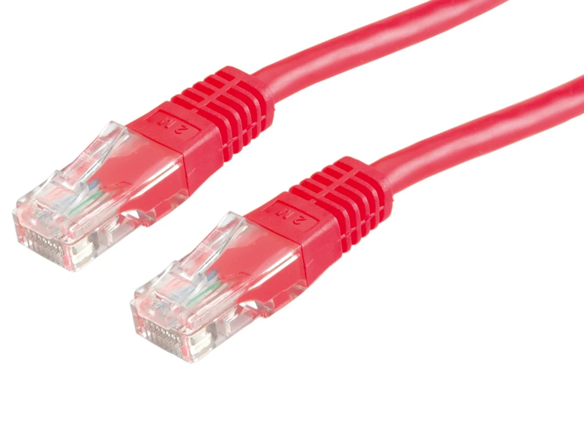 VALUE UTP CABLE CAT6 0.25M RED