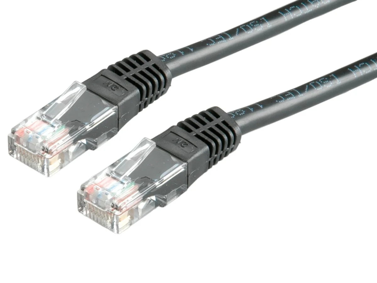 VALUE UTP CABLE CAT6 2M BLACK