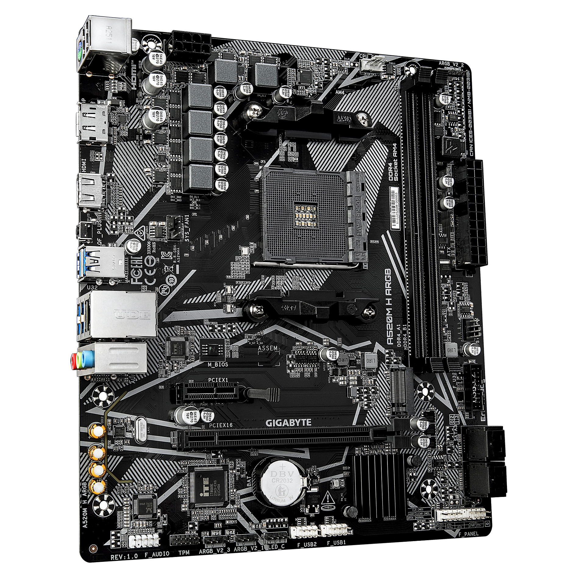 Gigabyte A520M H ARGB (A520,AM4,mATX,DDR4)