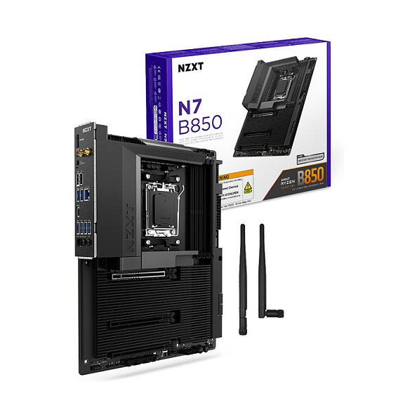NZXT N7 B850 WiFi Black DDR5 AM5 Black Cover N7-B85XT-B1 retail