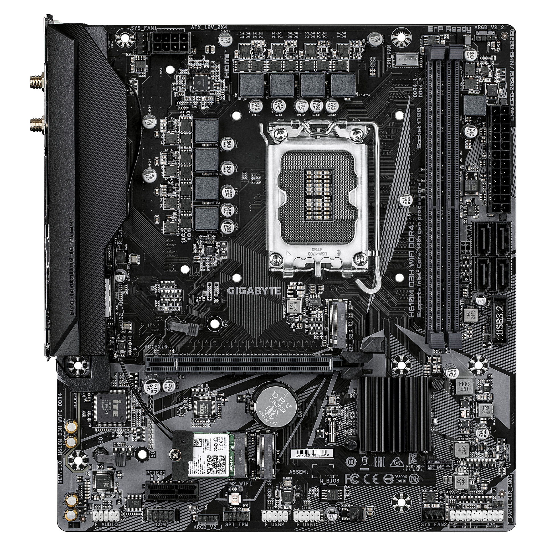 GIGABYTE H610M D3H WIFI DDR4