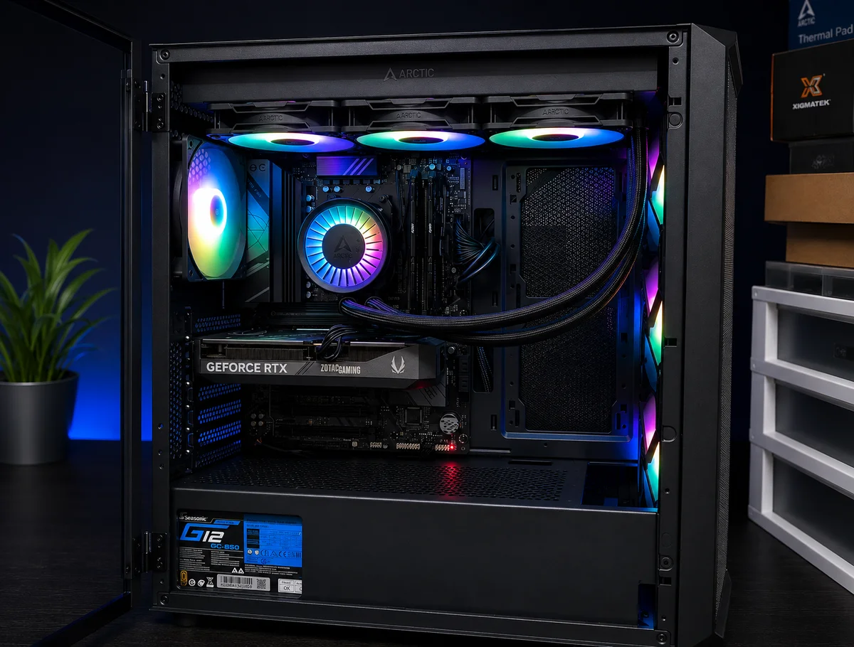 CUSTOM BUILD, RYZEN 7 7700 / RTX 5060 Ti 16GB