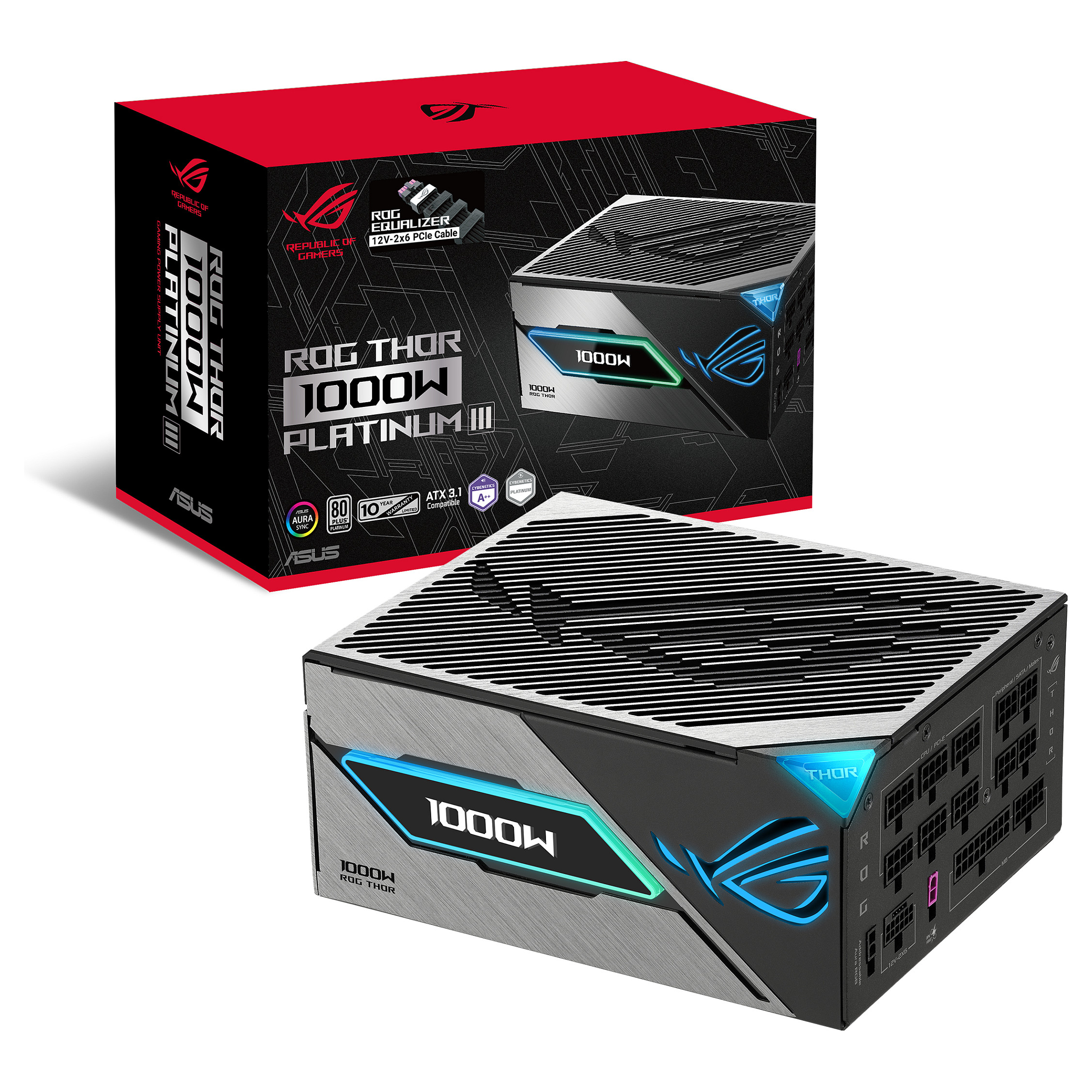 ASUS Power Supply ROG-THOR-1000P3-GAMING-E 1000W 80+ Platinum