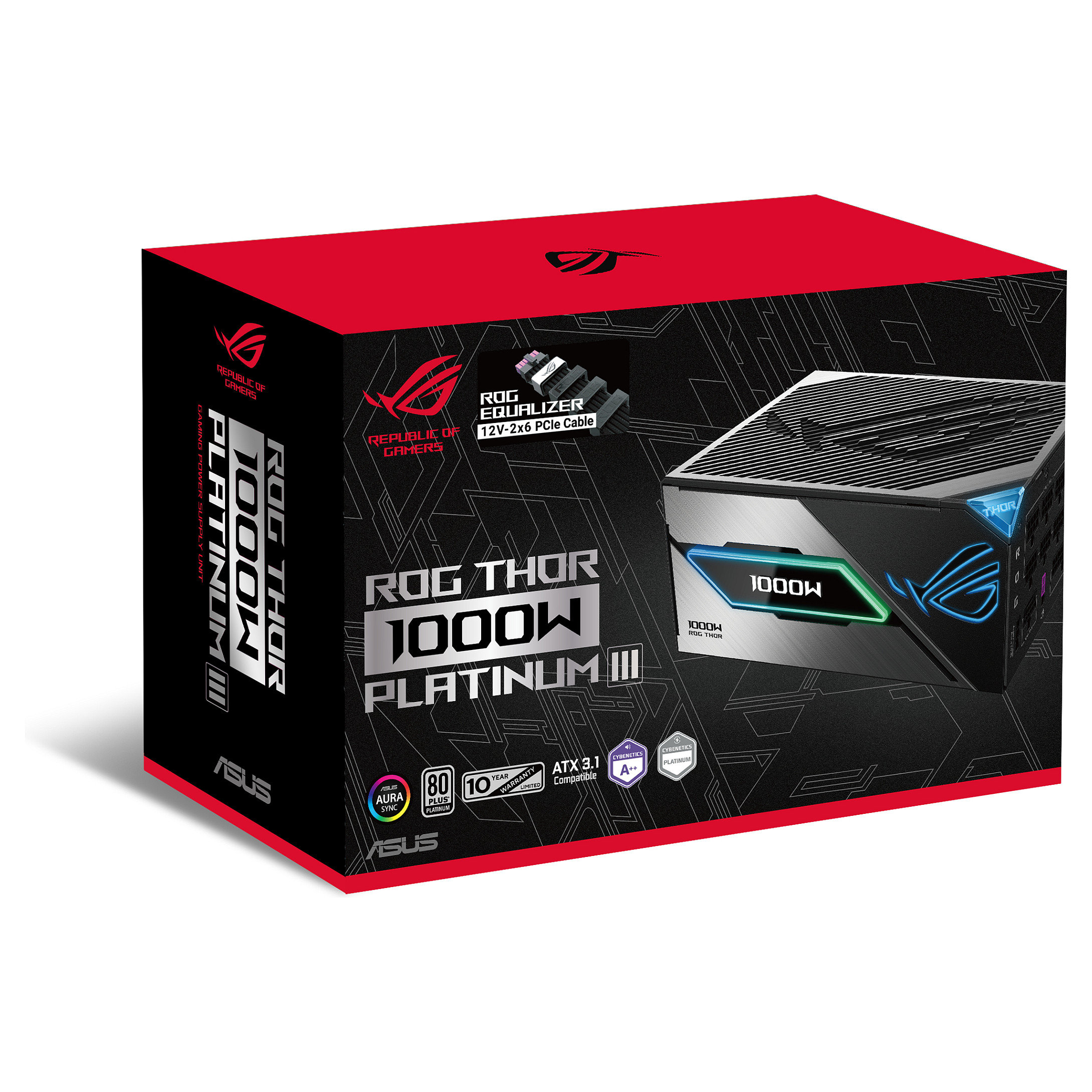 ASUS Power Supply ROG-THOR-1000P3-GAMING-E 1000W 80+ Platinum