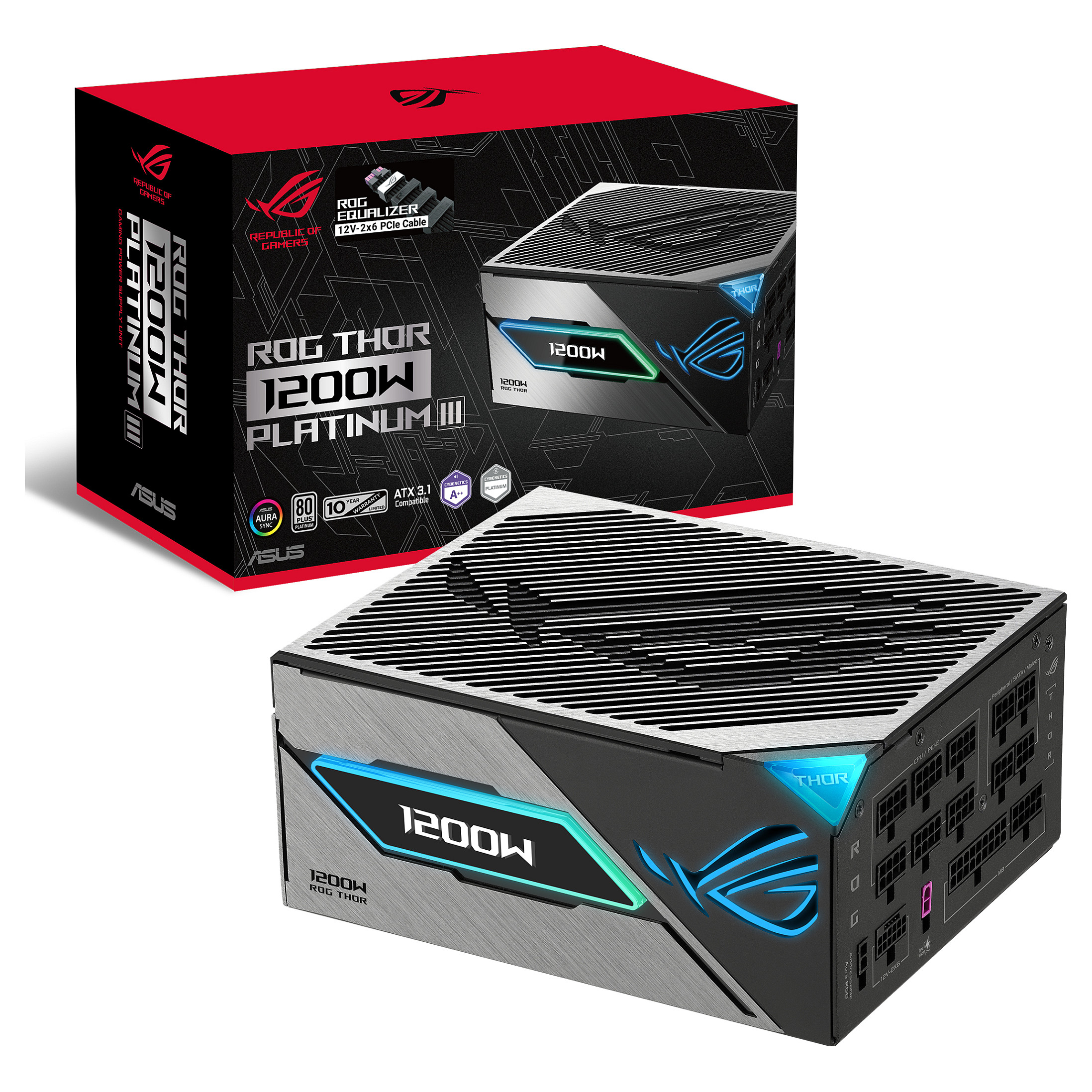 ASUS Power Supply ROG-THOR-1200P3-GAMING-E 1200W 80+ Platinum