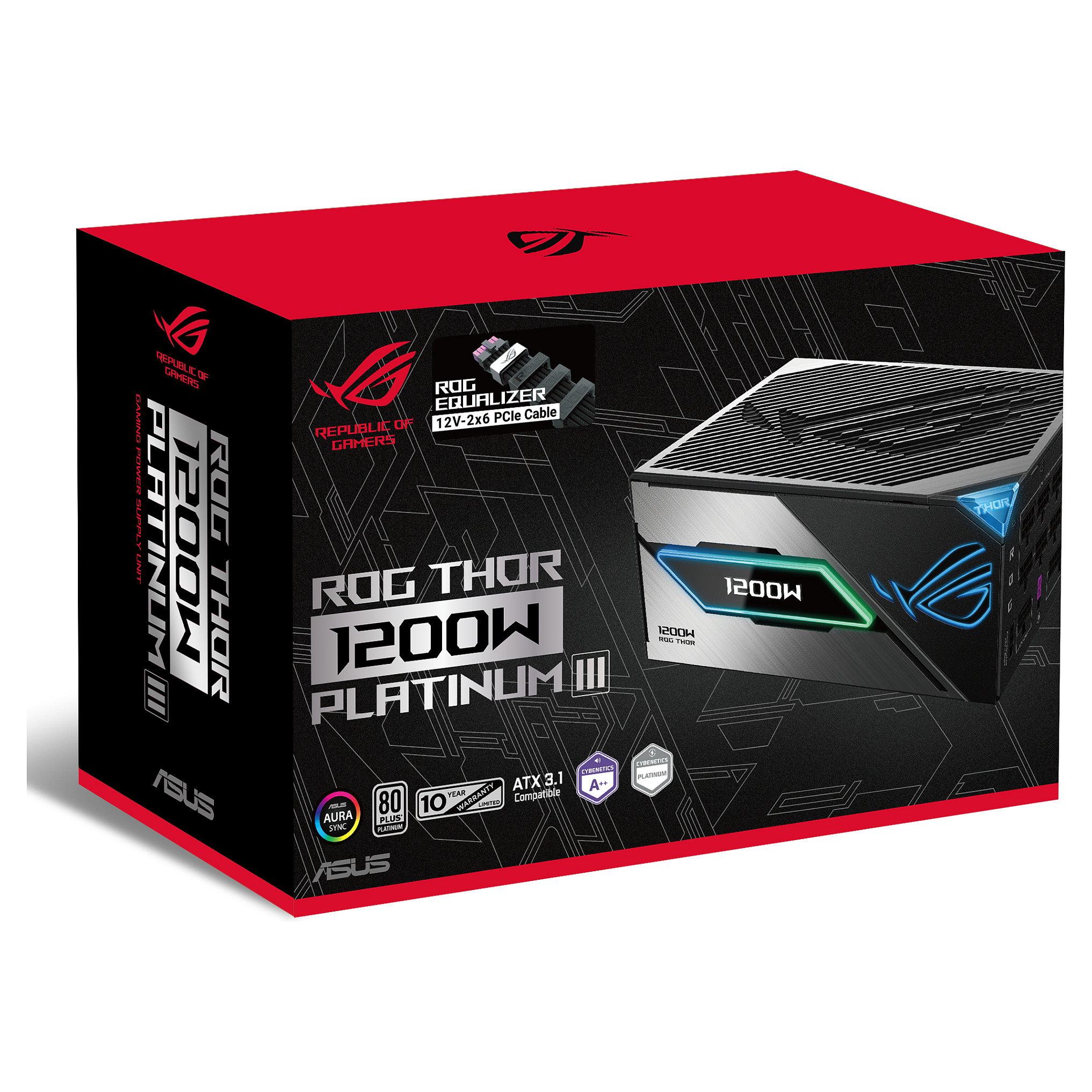 ASUS Power Supply ROG-THOR-1200P3-GAMING-E 1200W 80+ Platinum