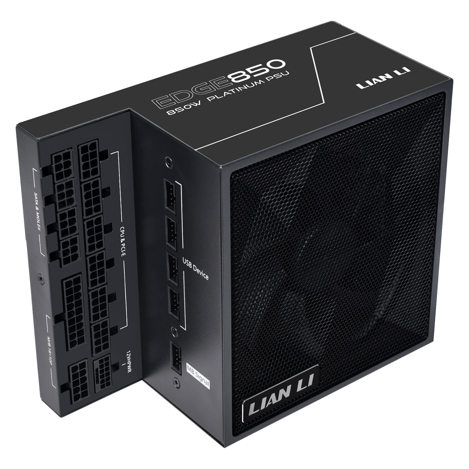 850W Lian Li EDGE EG0850 80 PLUS Platinum power supply, PCIe 5.1, ATX 3.1 - 850 Watt, black