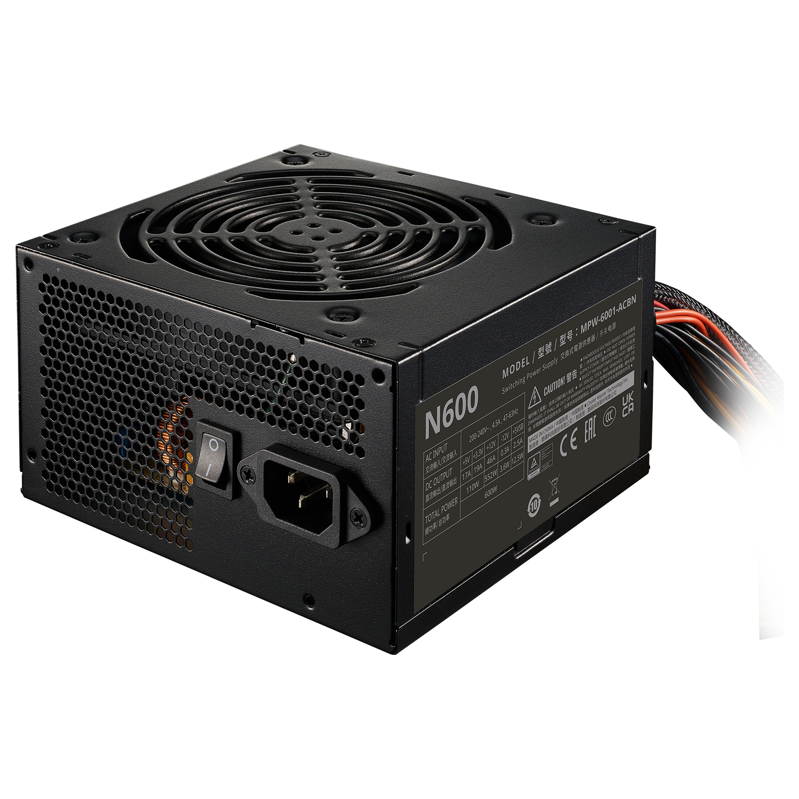 COOLER MASTER Elite NEX N600 - 80+ White - 600W