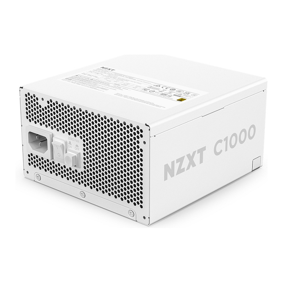 NZXT Power Supply 1000W 80+ Gold C White C1000 ATX3.1 PA-0G2BW-E