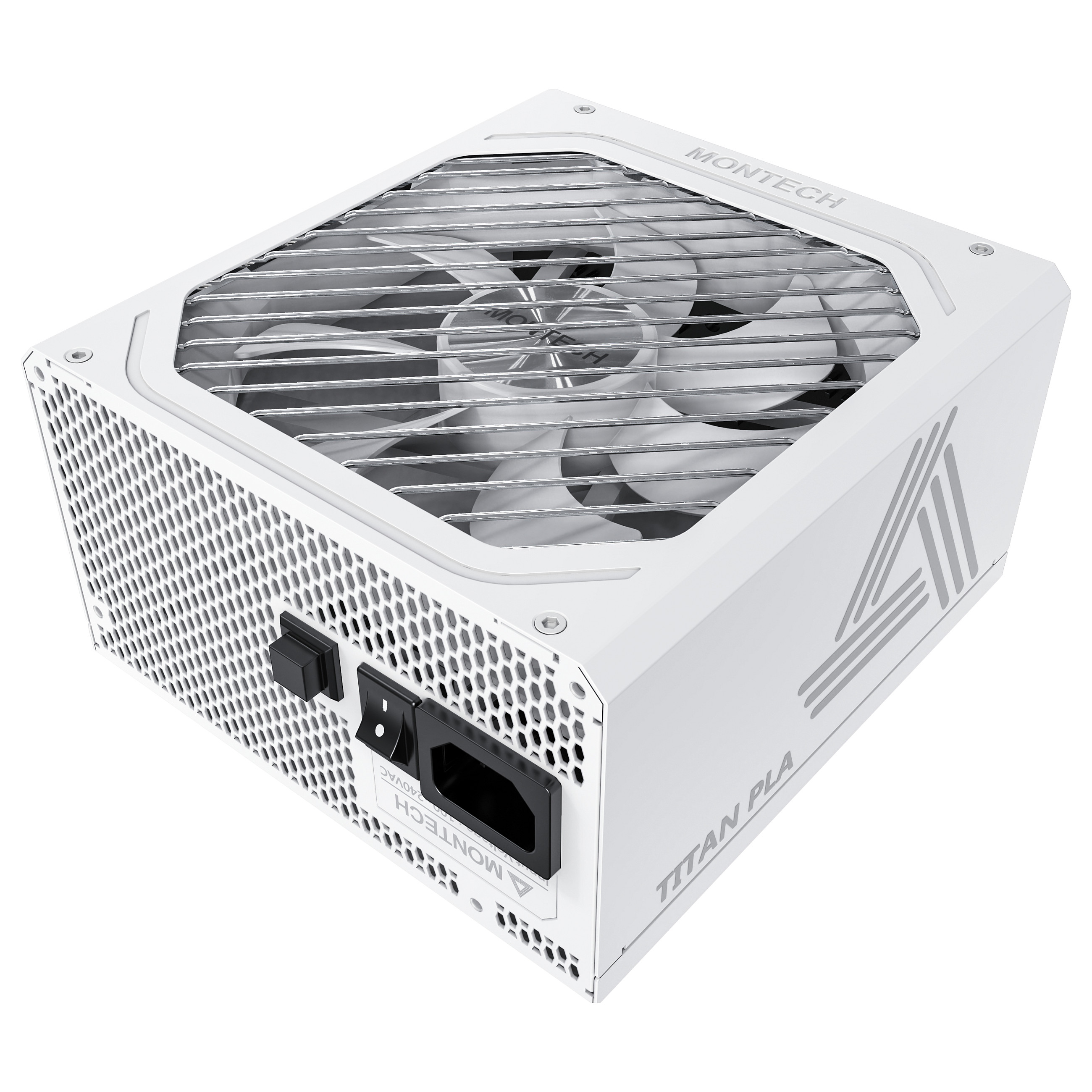 Montech Titan PLA 750W - 80 PLUS & Cybenetics Platinum, modular, PCIe 5.1 - 750 Watt, white