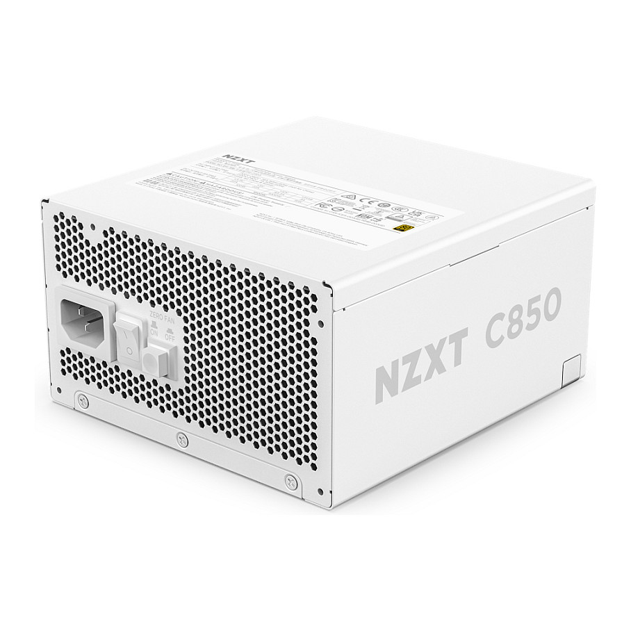 NZXT Power Supply 850W 80+ Gold C Series White C850 PA-8G2BW-EU