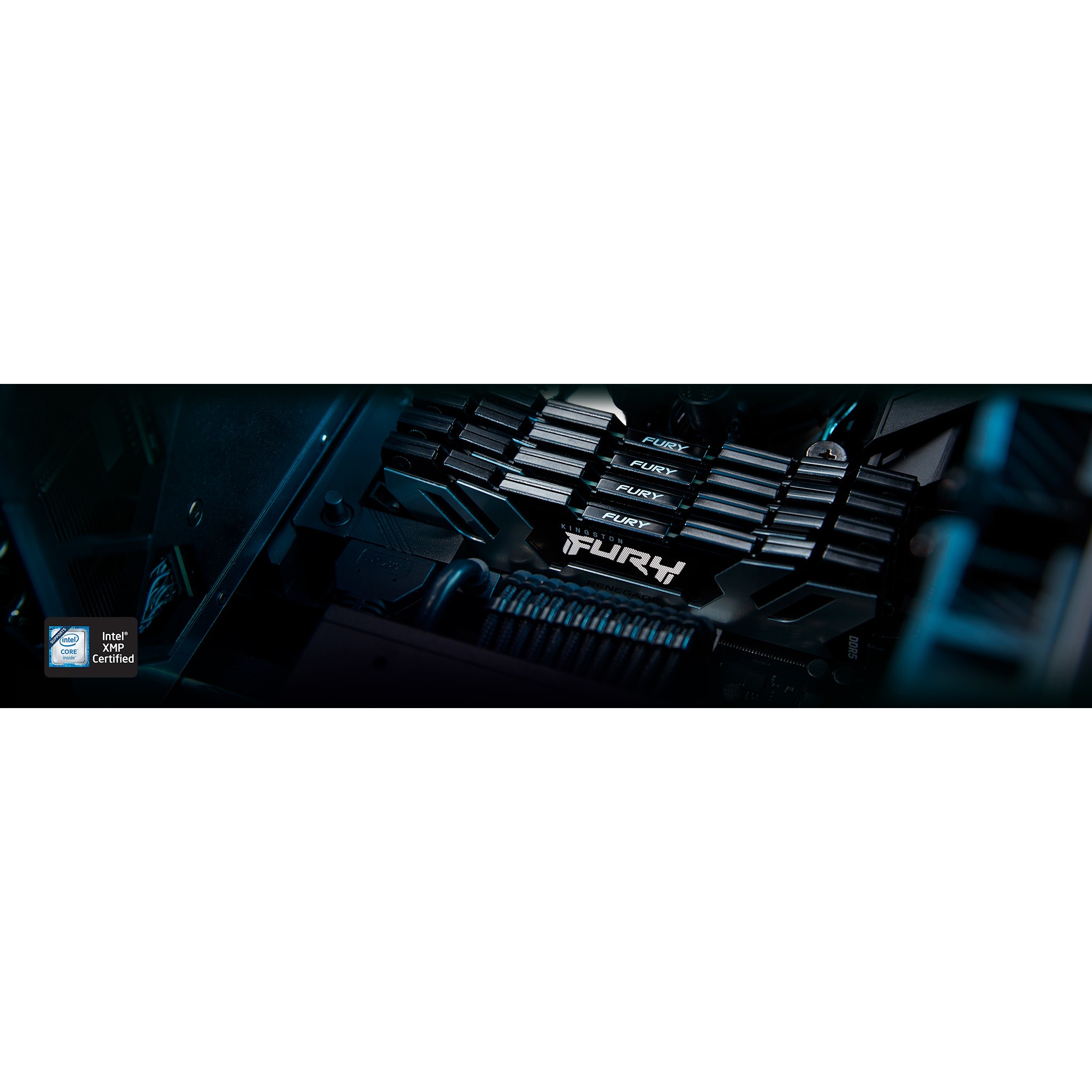 KINGSTON 32GB 6400MT/s DDR5 CL32 DIMM Kit of 2 FURY Renegade Silver